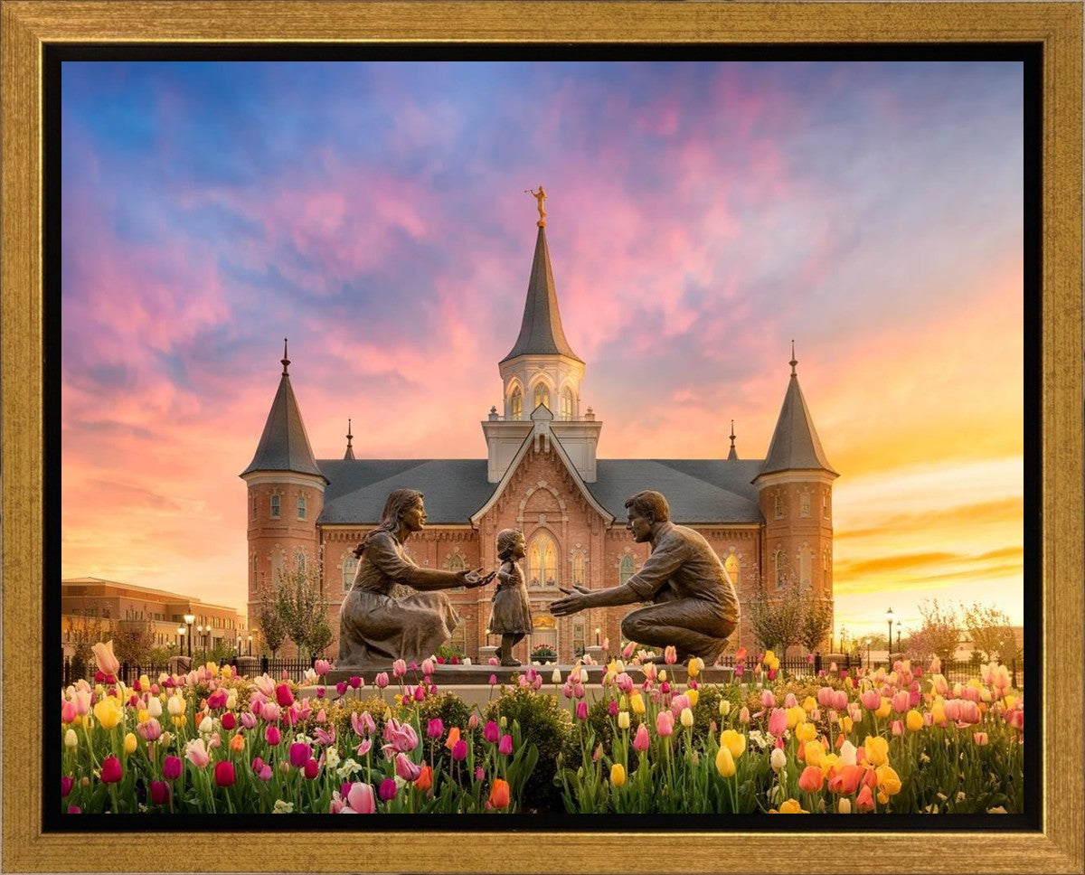 Provo City Center Families Are Forever Gallery Wrap