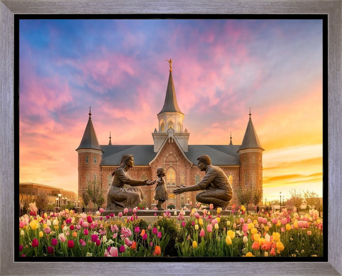 Provo City Center Families Are Forever Gallery Wrap