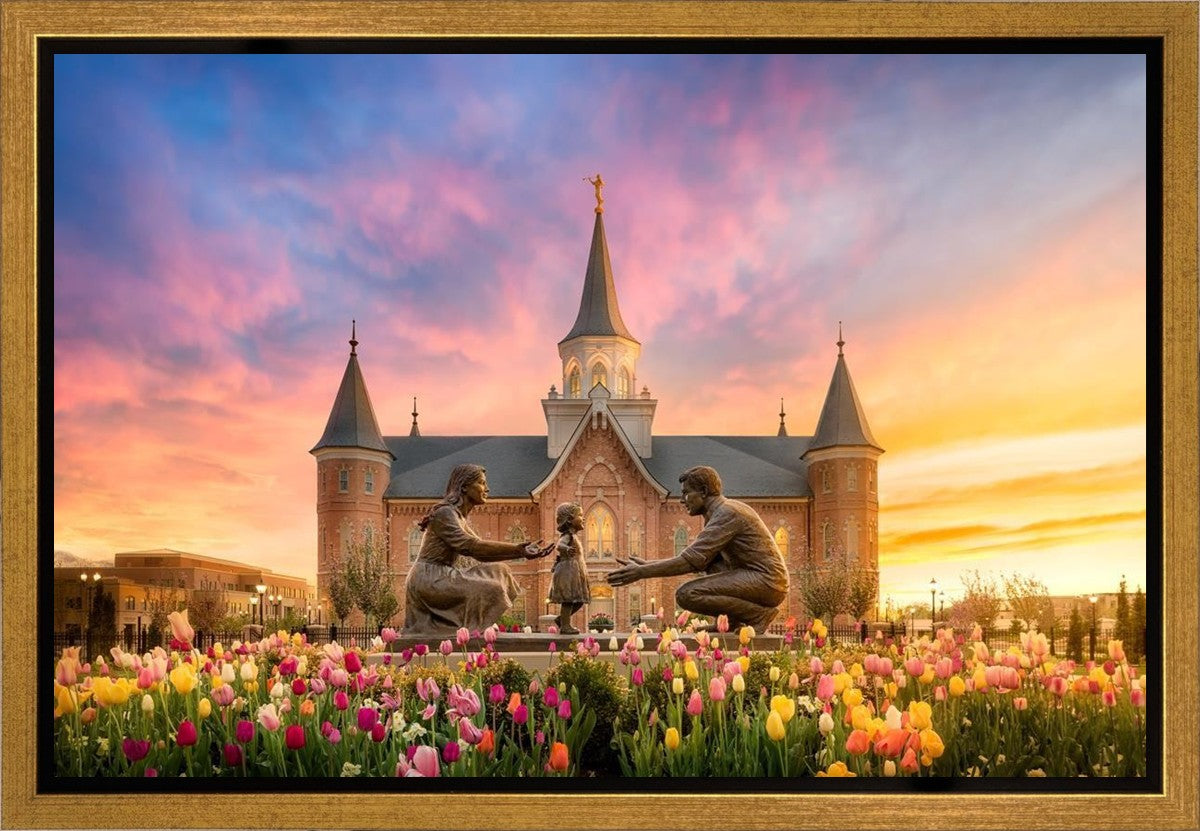 Provo City Center Families Are Forever Gallery Wrap