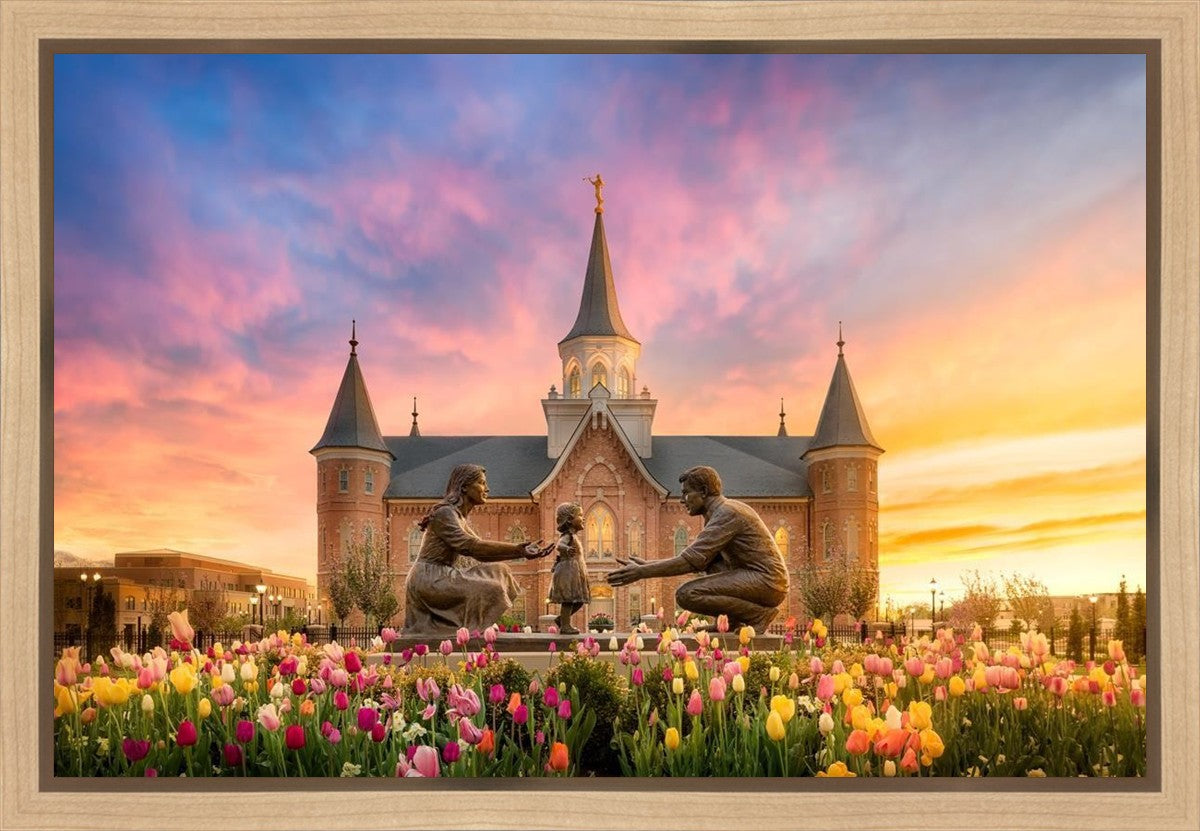 Provo City Center Families Are Forever Gallery Wrap