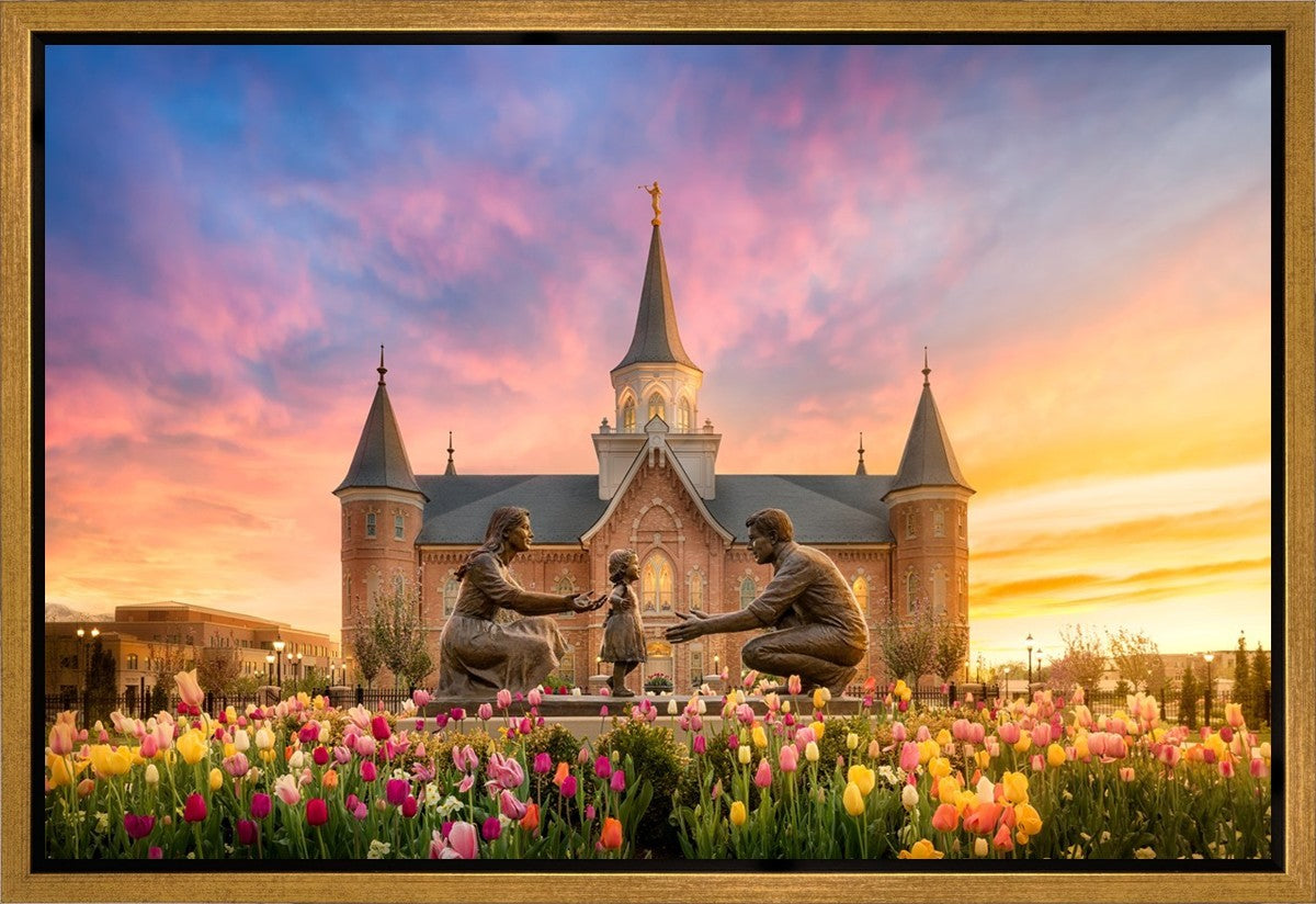 Provo City Center Families Are Forever Gallery Wrap