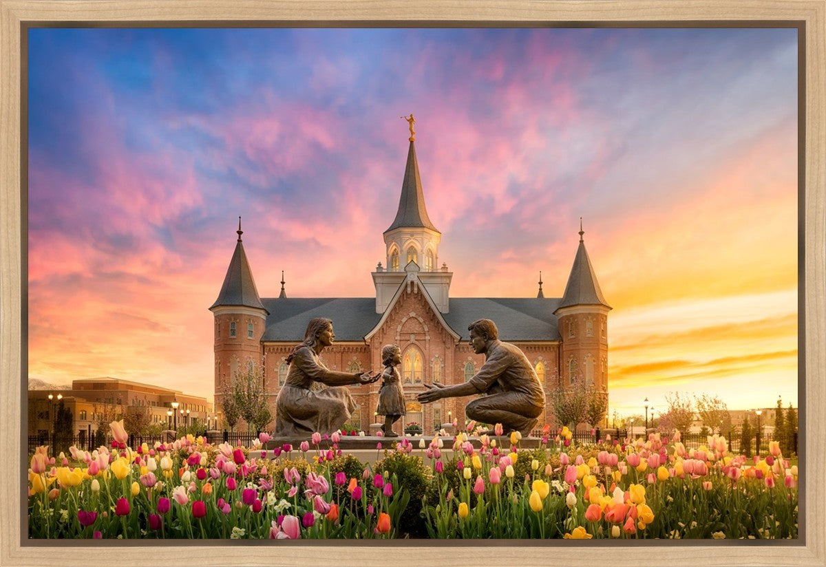 Provo City Center Families Are Forever Gallery Wrap