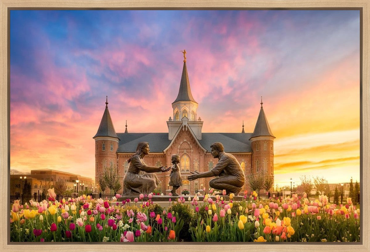 Provo City Center Families Are Forever Gallery Wrap