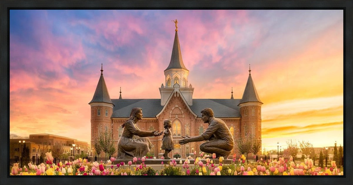 Provo City Center Families Are Forever Gallery Wrap