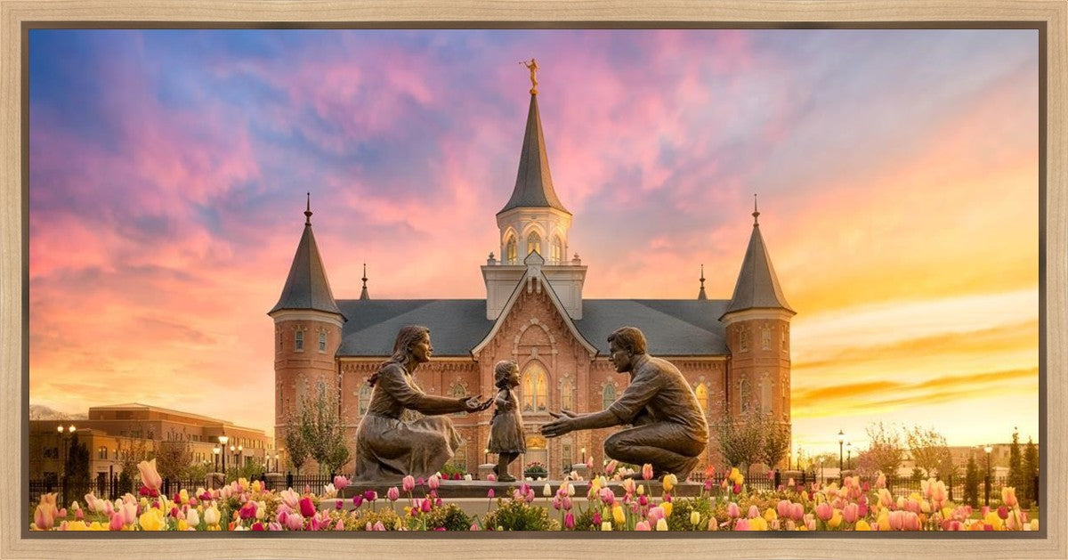 Provo City Center Families Are Forever Gallery Wrap