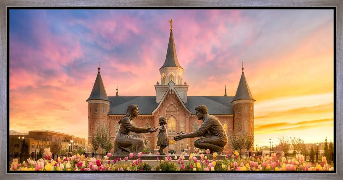 Provo City Center Families Are Forever Gallery Wrap