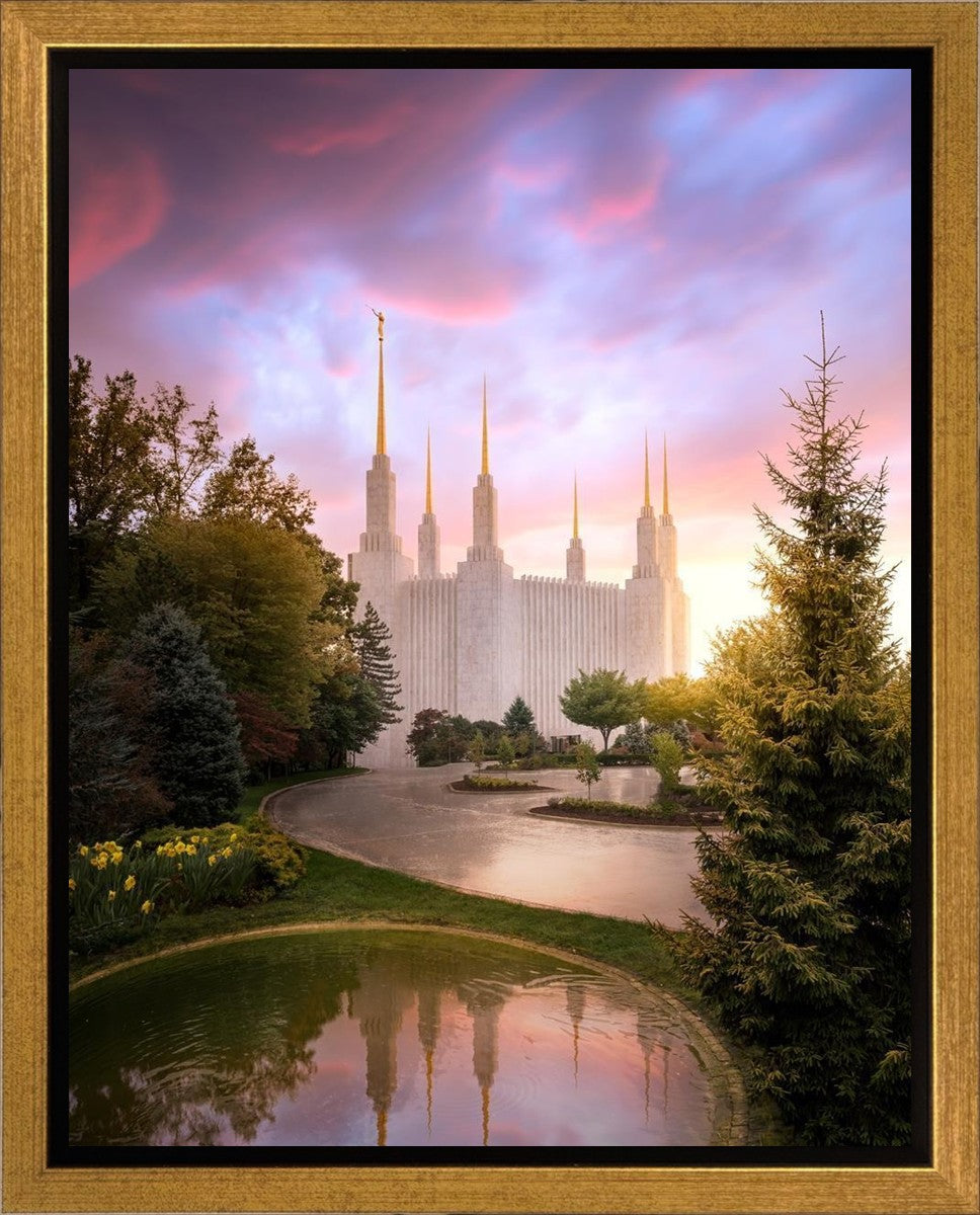 Washington DC Reflections Into Eternity Gallery Wrap