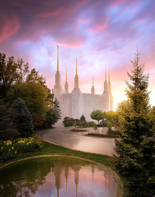 Washington DC Reflections Into Eternity