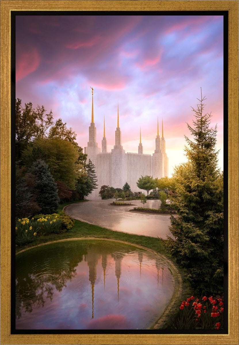Washington DC Reflections Into Eternity Gallery Wrap