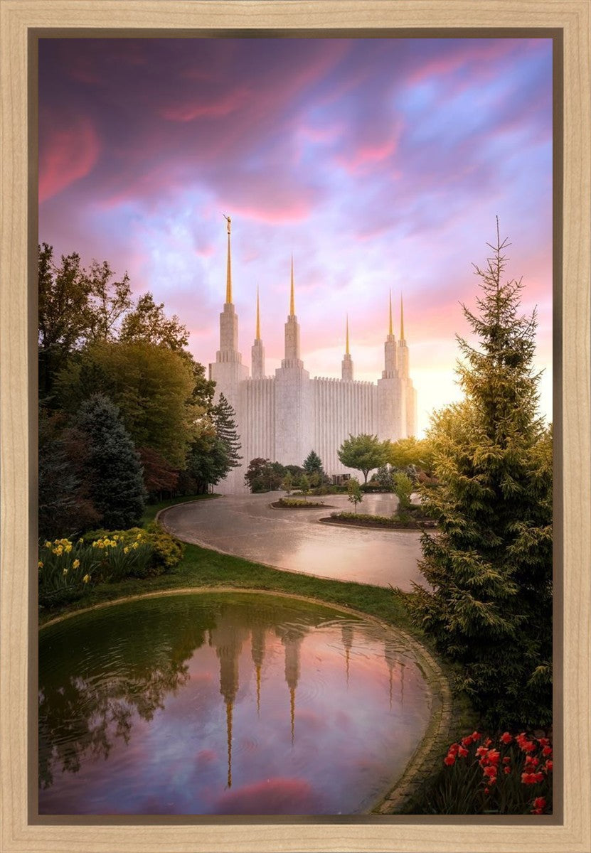 Washington DC Reflections Into Eternity Gallery Wrap