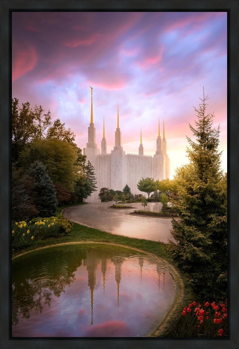 Washington DC Reflections Into Eternity Gallery Wrap