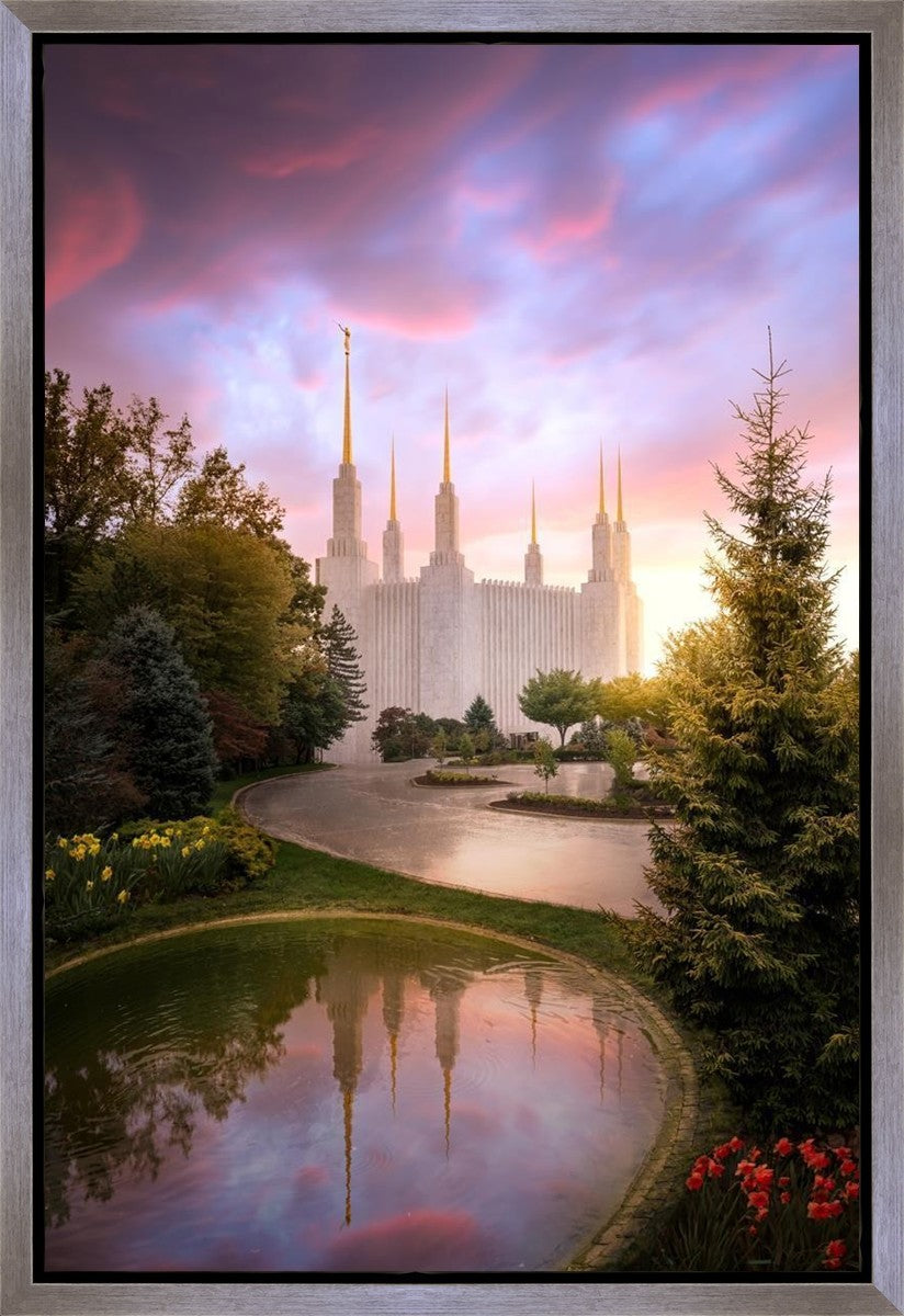 Washington DC Reflections Into Eternity Gallery Wrap