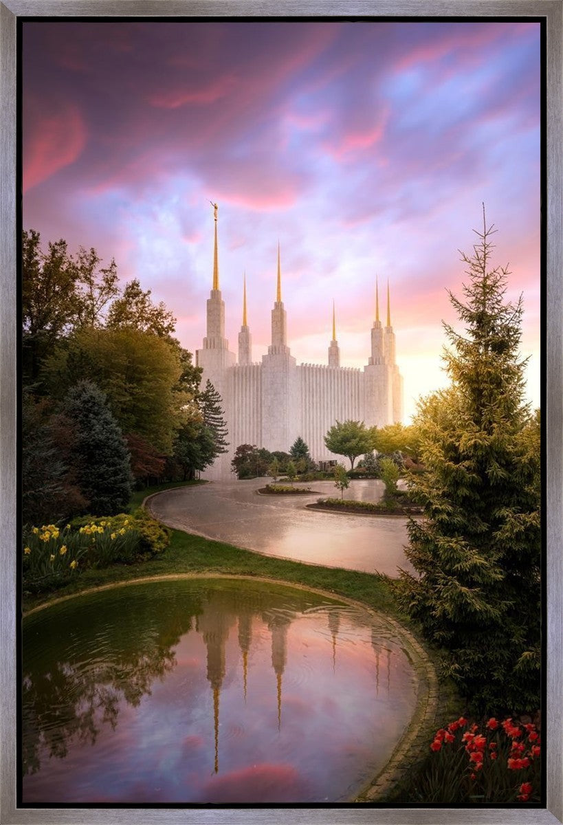Washington DC Reflections Into Eternity Gallery Wrap