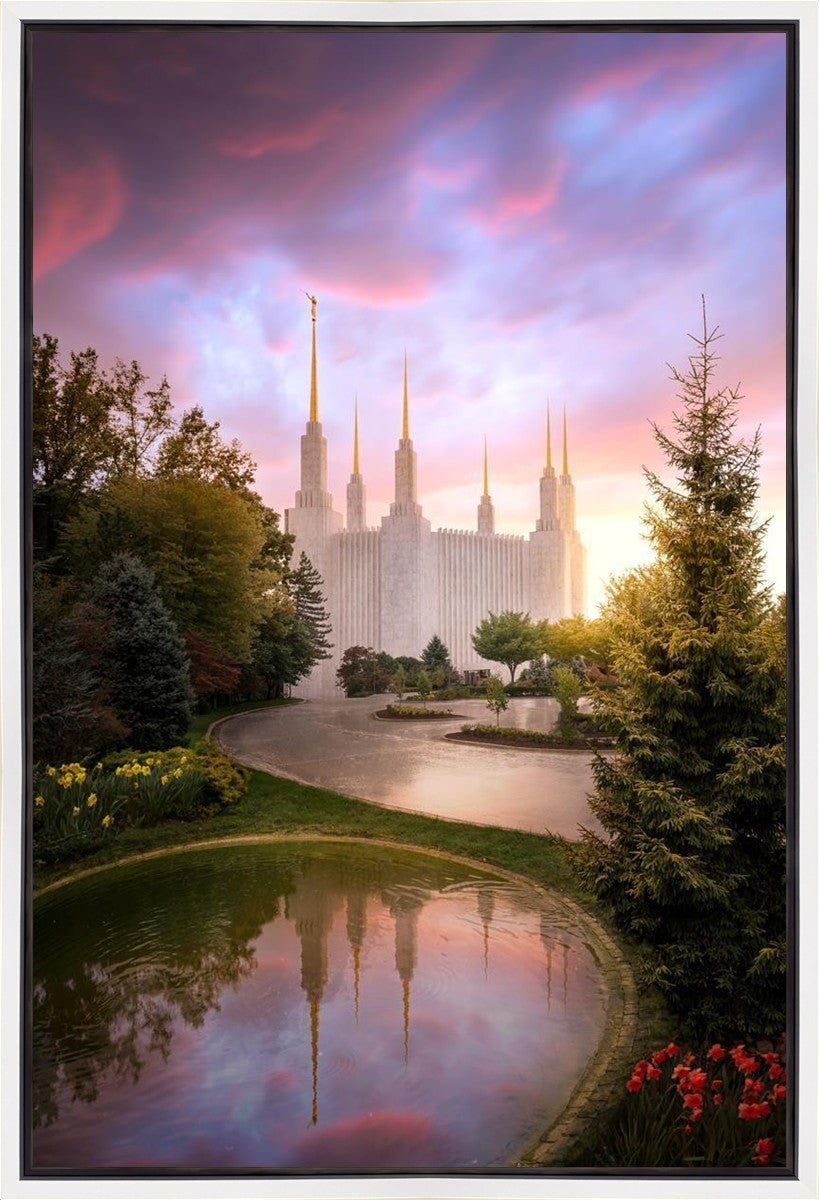 Washington DC Reflections Into Eternity Gallery Wrap
