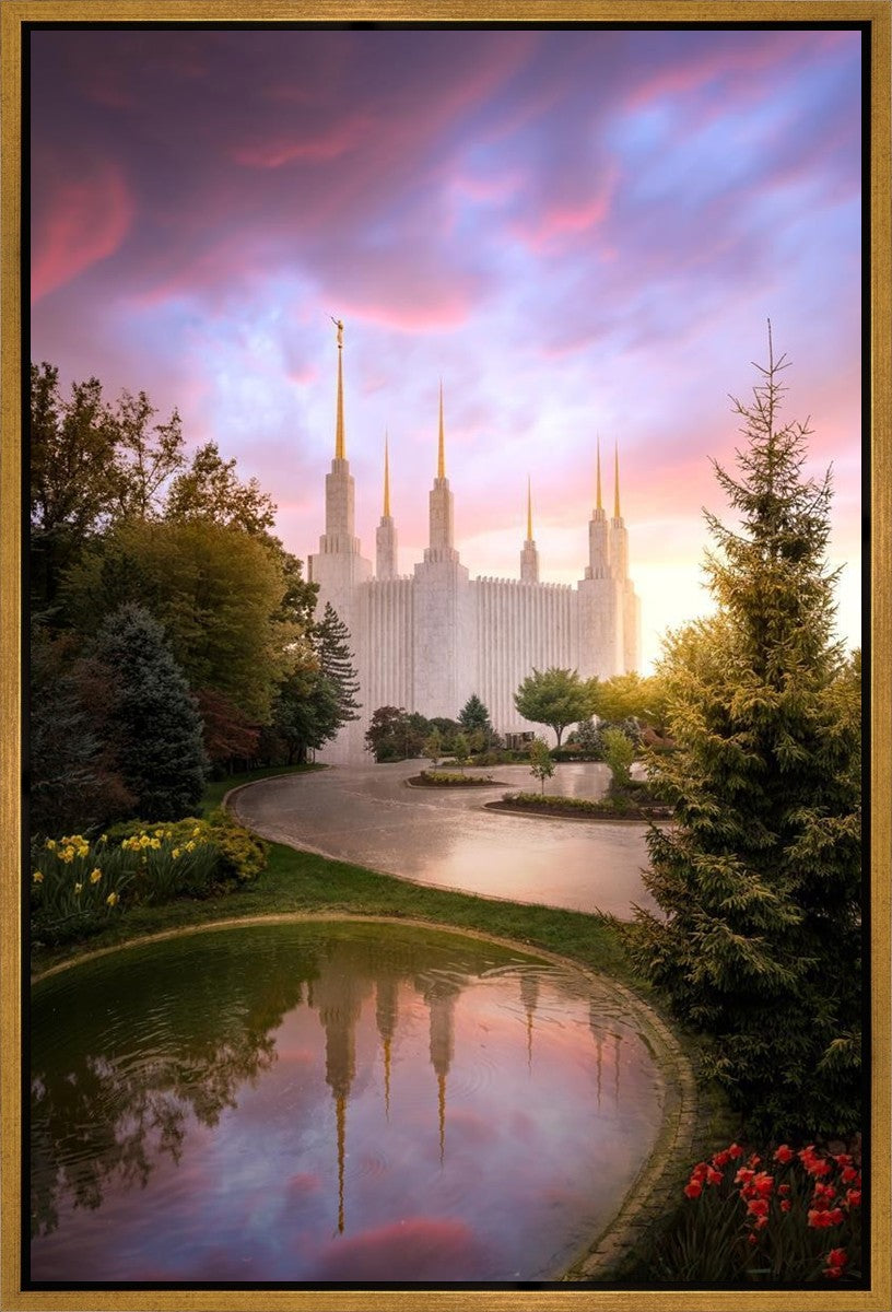 Washington DC Reflections Into Eternity Gallery Wrap