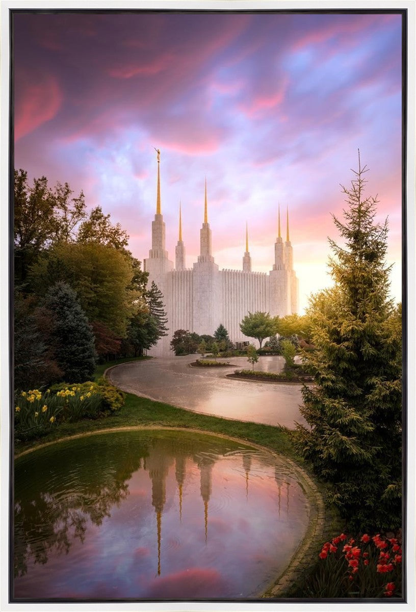 Washington DC Reflections Into Eternity Gallery Wrap