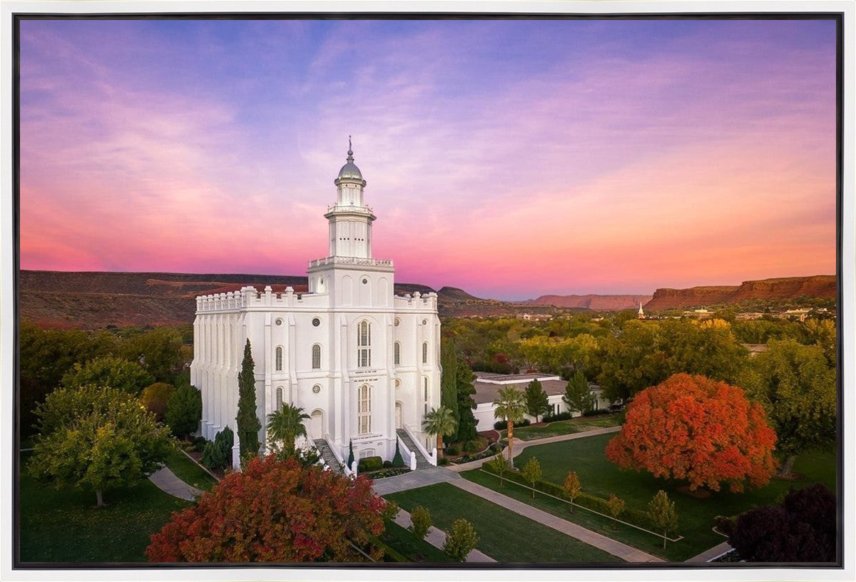 St. George Aerial Sunset