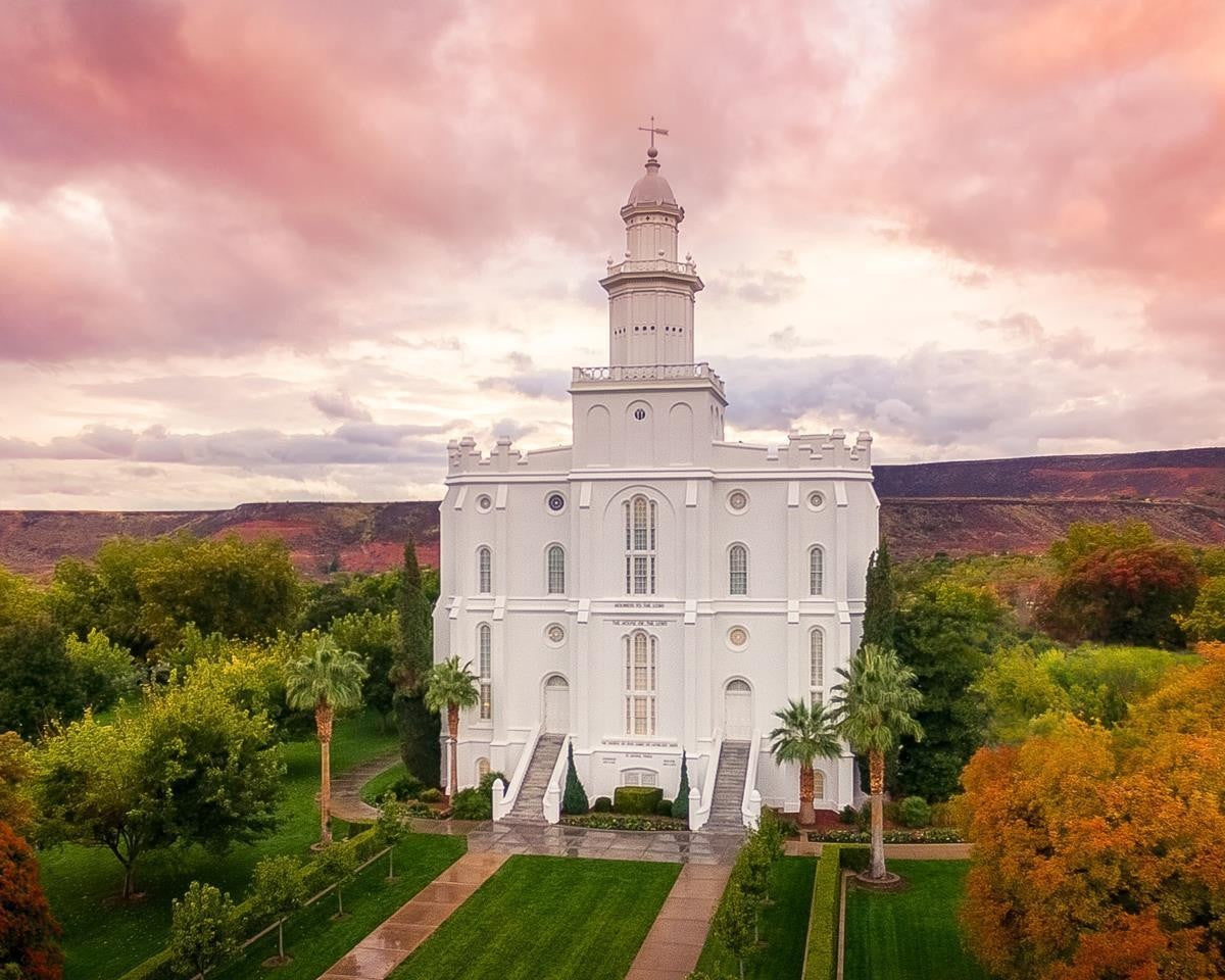 St. George Aerial Gallery Wrap
