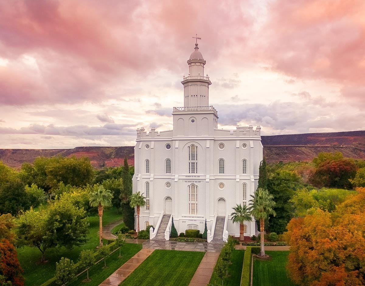 St. George Aerial Gallery Wrap