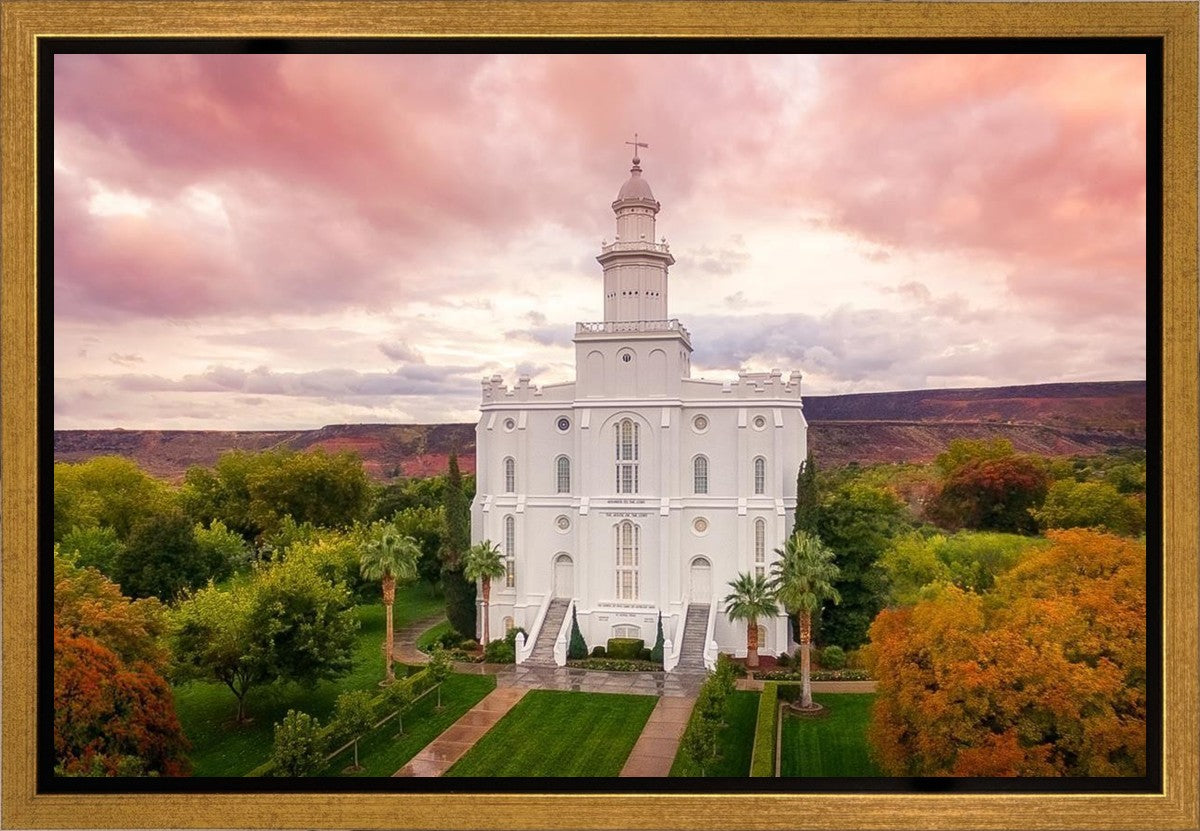 St. George Aerial Gallery Wrap