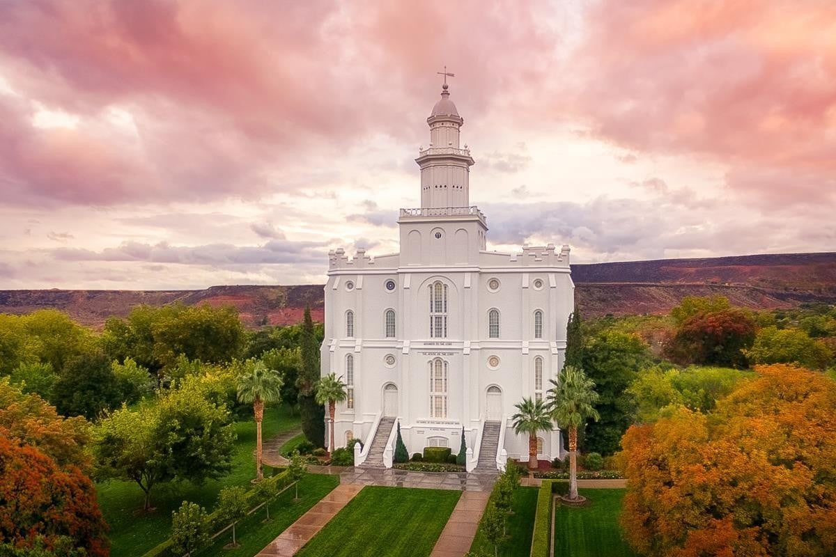 St. George Aerial Gallery Wrap