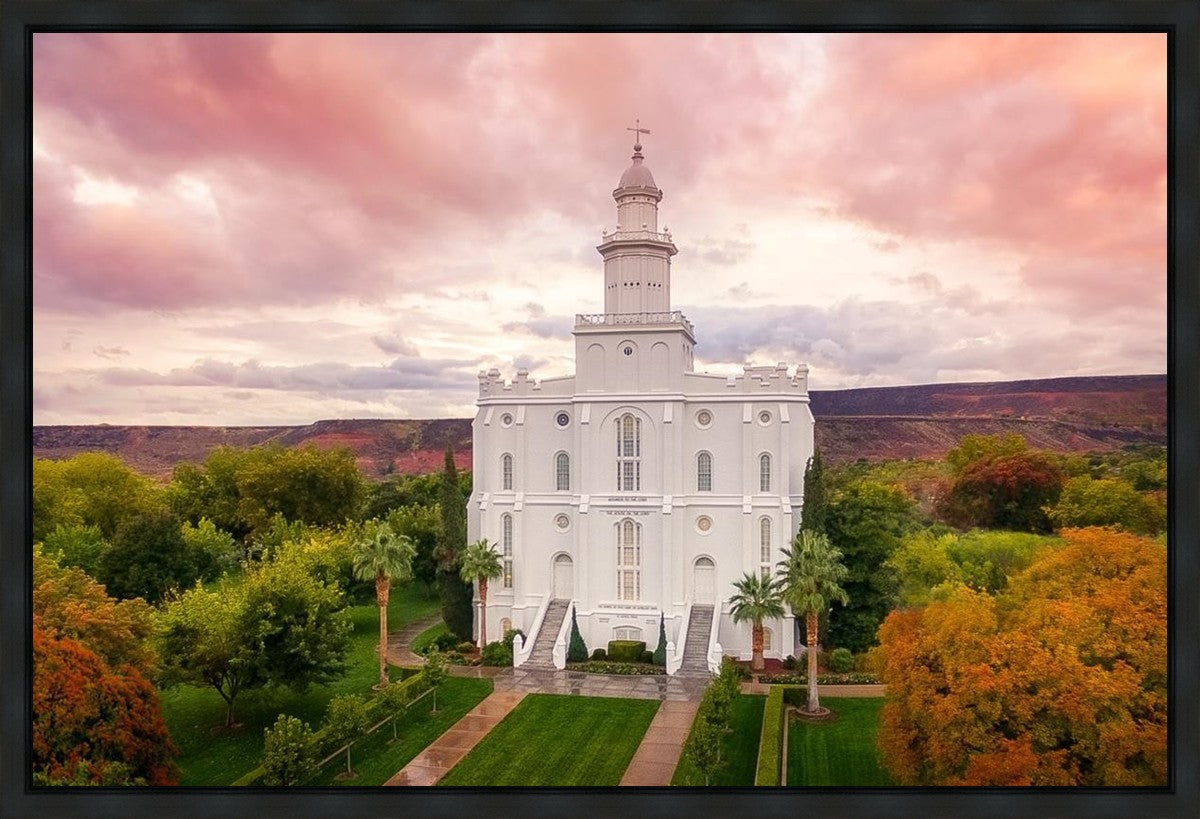 St. George Aerial Gallery Wrap