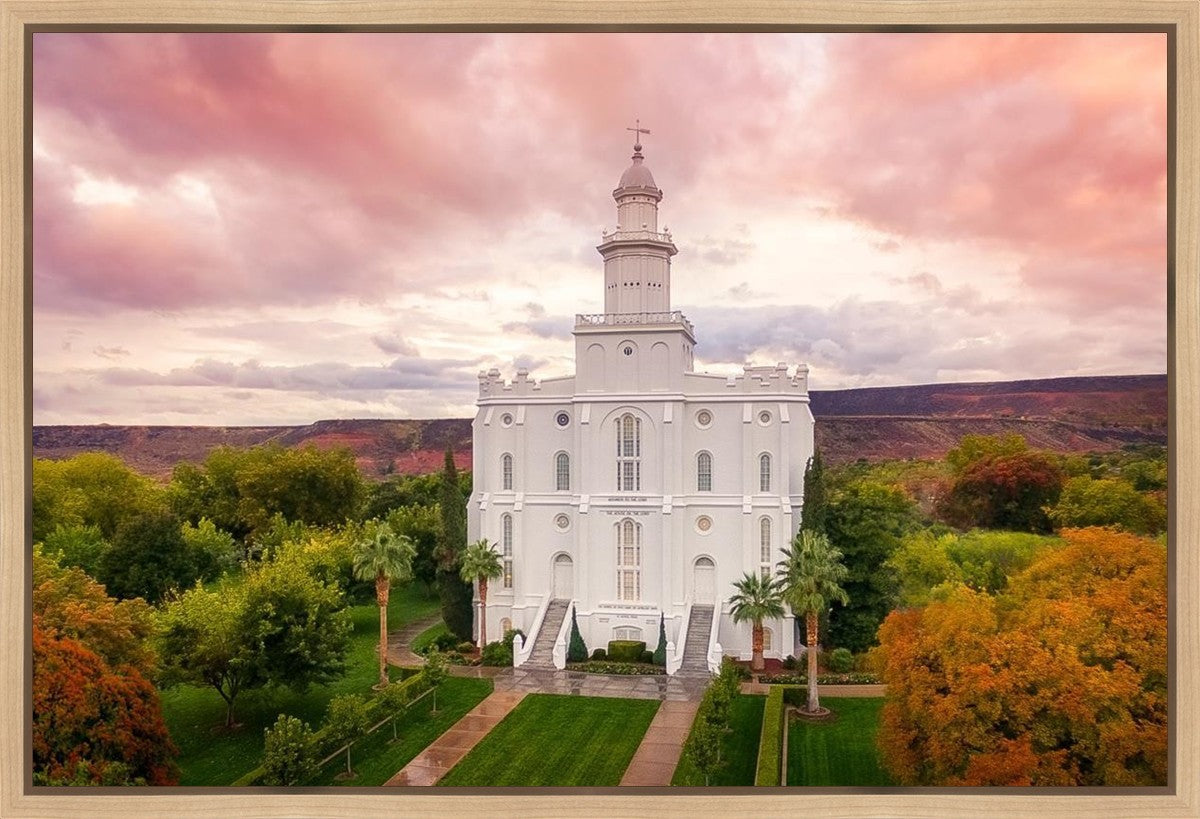 St. George Aerial Gallery Wrap