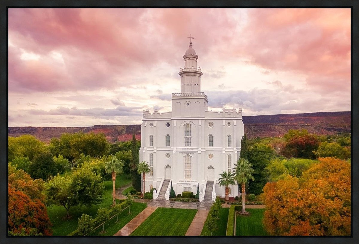 St. George Aerial Gallery Wrap