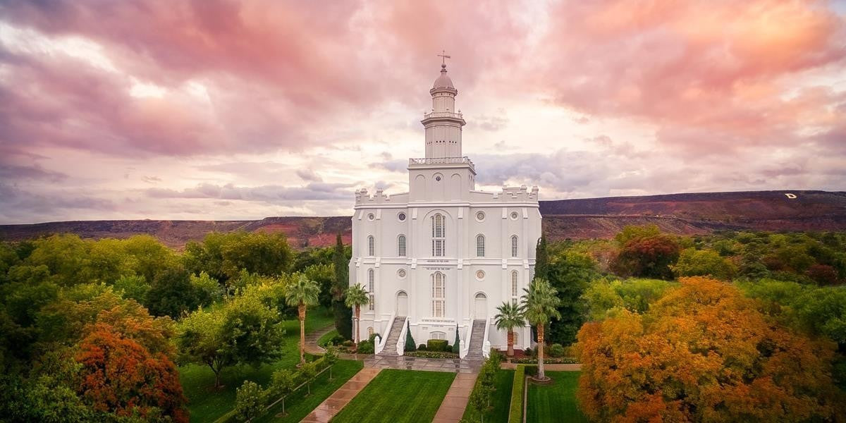 St. George Aerial Gallery Wrap