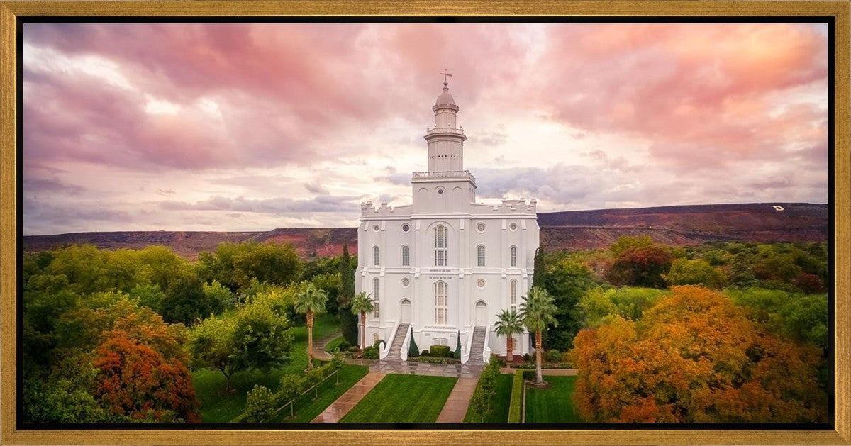 St. George Aerial Gallery Wrap