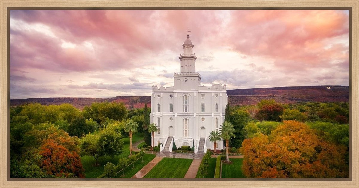 St. George Aerial Gallery Wrap