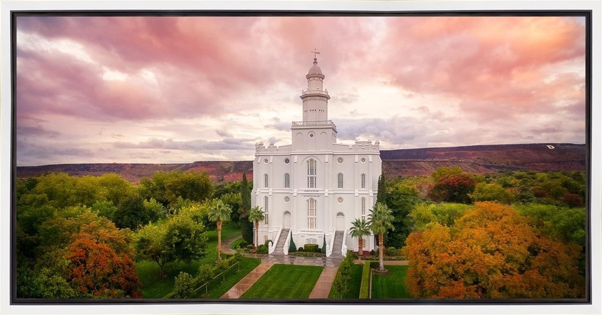 St. George Aerial Gallery Wrap
