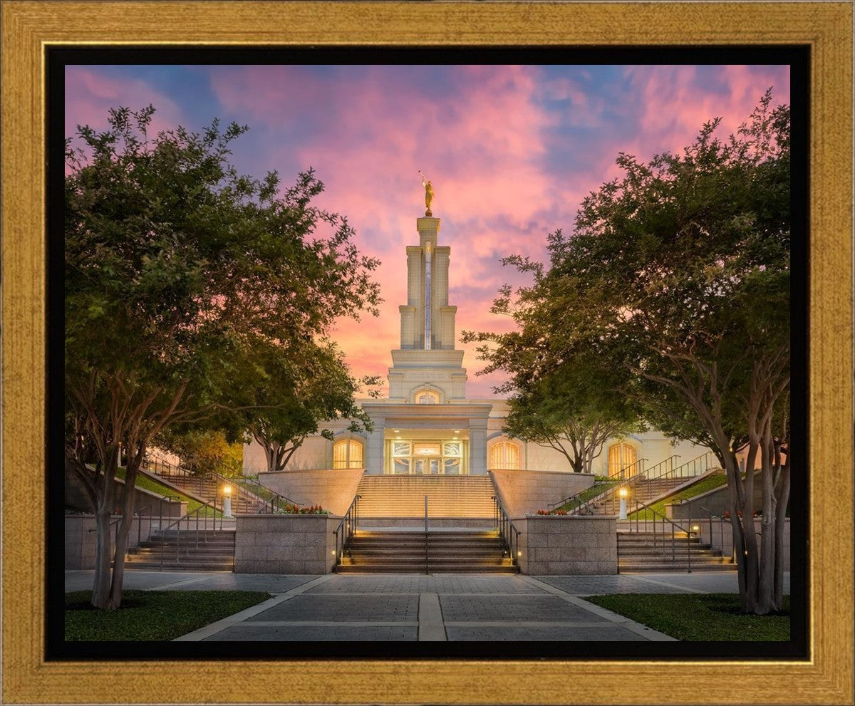 San Antonio Fiery Glow Gallery Wrap