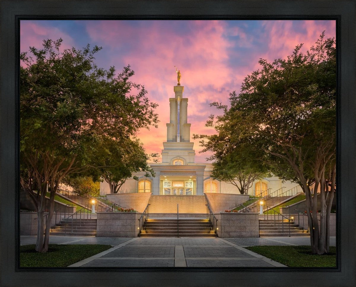 San Antonio Fiery Glow Gallery Wrap