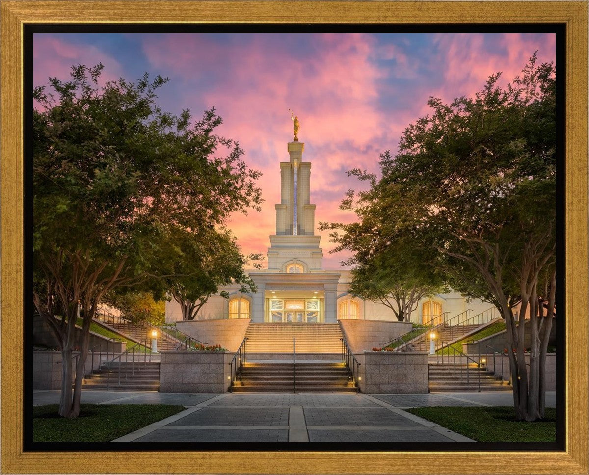 San Antonio Fiery Glow Gallery Wrap
