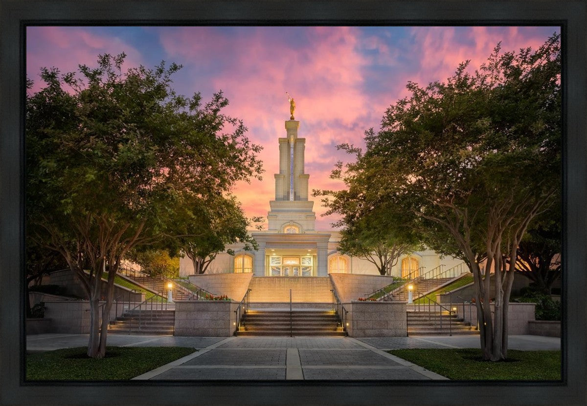 San Antonio Fiery Glow Gallery Wrap