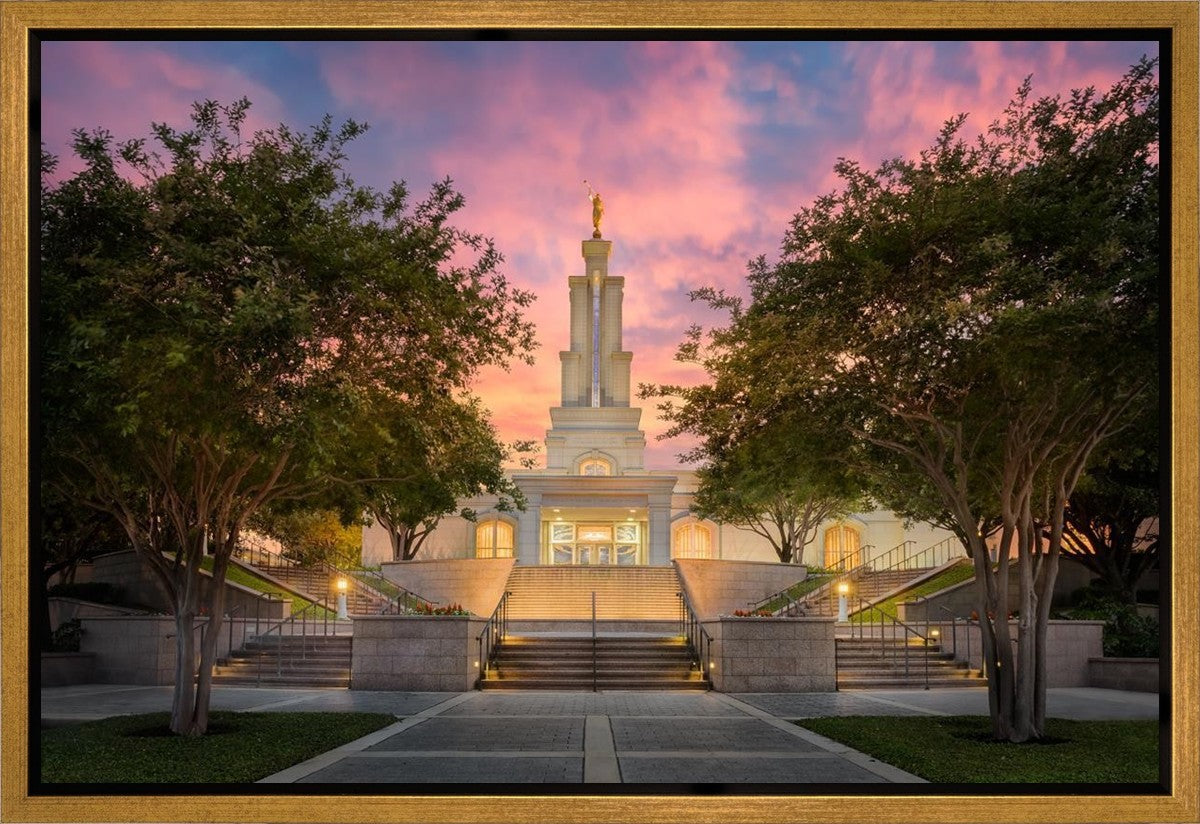 San Antonio Fiery Glow Gallery Wrap