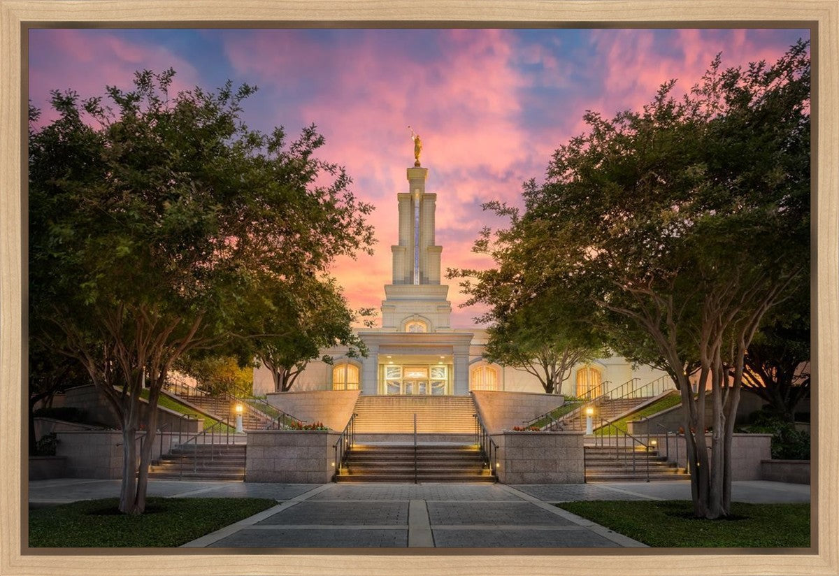 San Antonio Fiery Glow Gallery Wrap