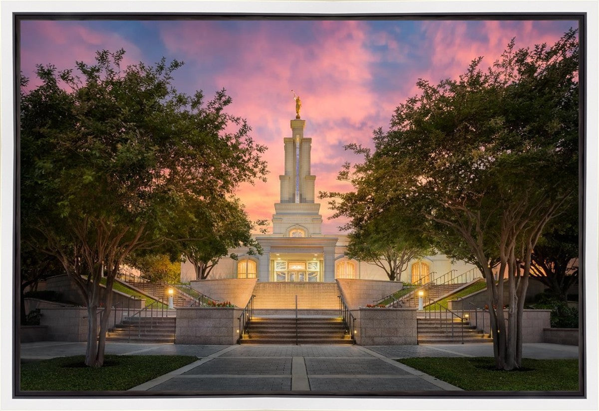 San Antonio Fiery Glow Gallery Wrap