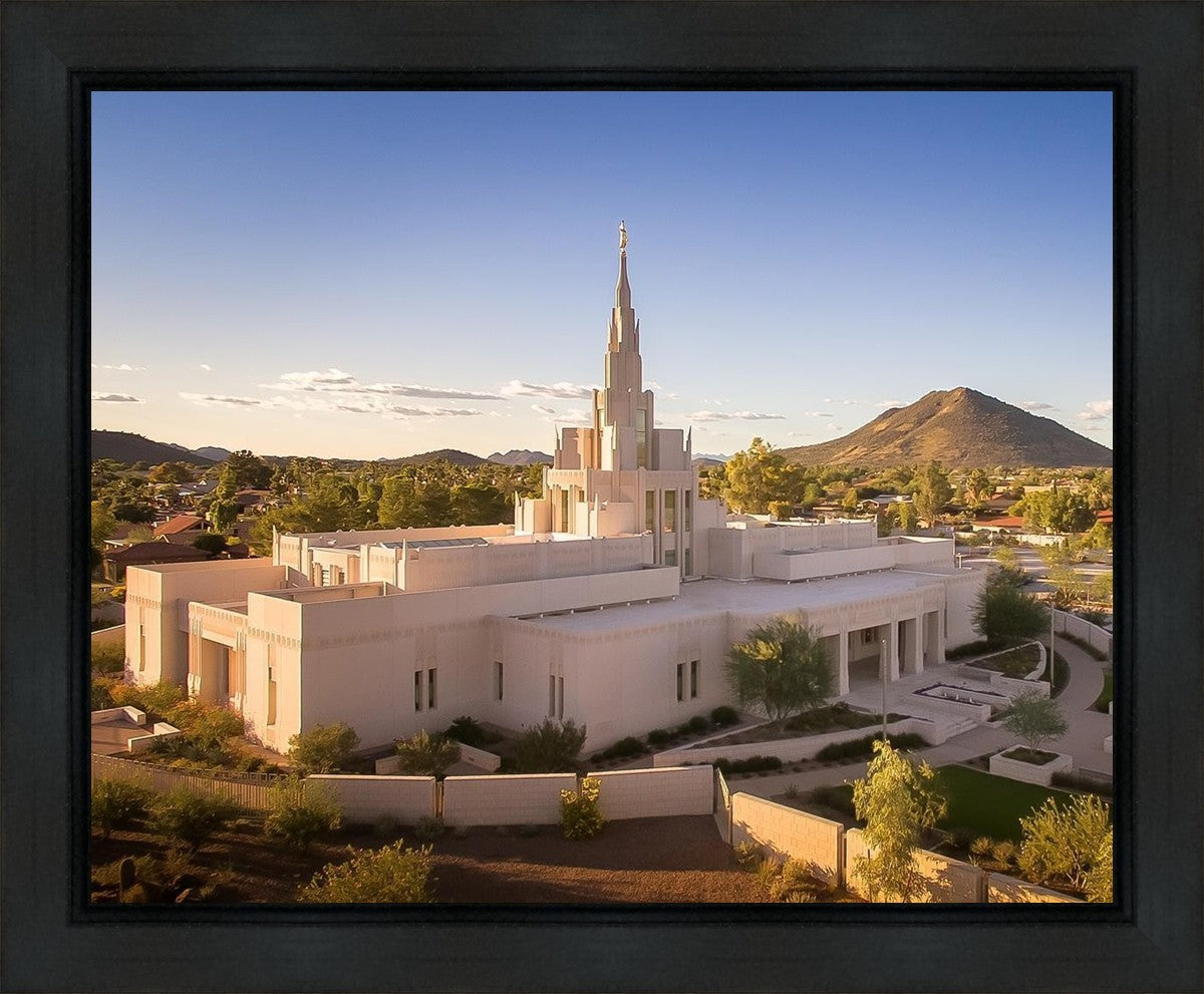 Phoenix Evening Warmth Aerial Gallery Wrap