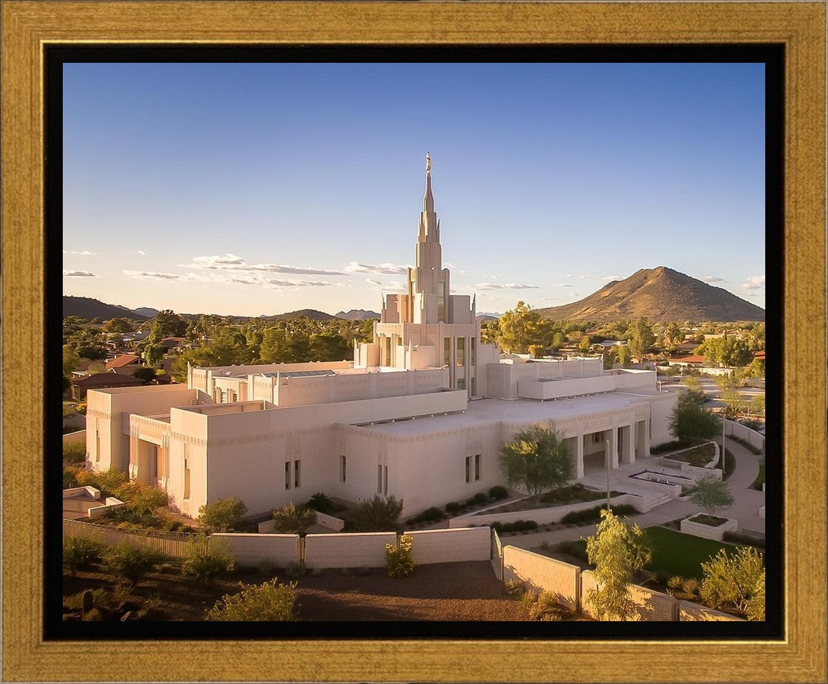 Phoenix Evening Warmth Aerial Gallery Wrap