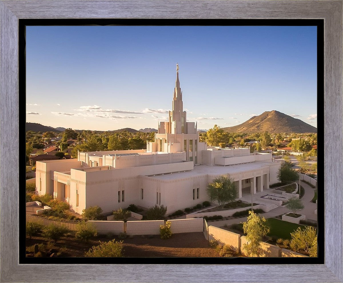 Phoenix Evening Warmth Aerial Gallery Wrap