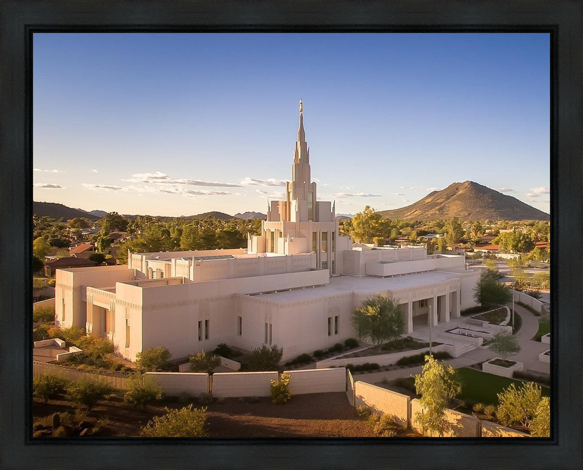 Phoenix Evening Warmth Aerial Gallery Wrap