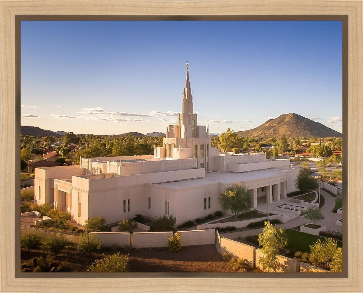 Phoenix Evening Warmth Aerial Gallery Wrap