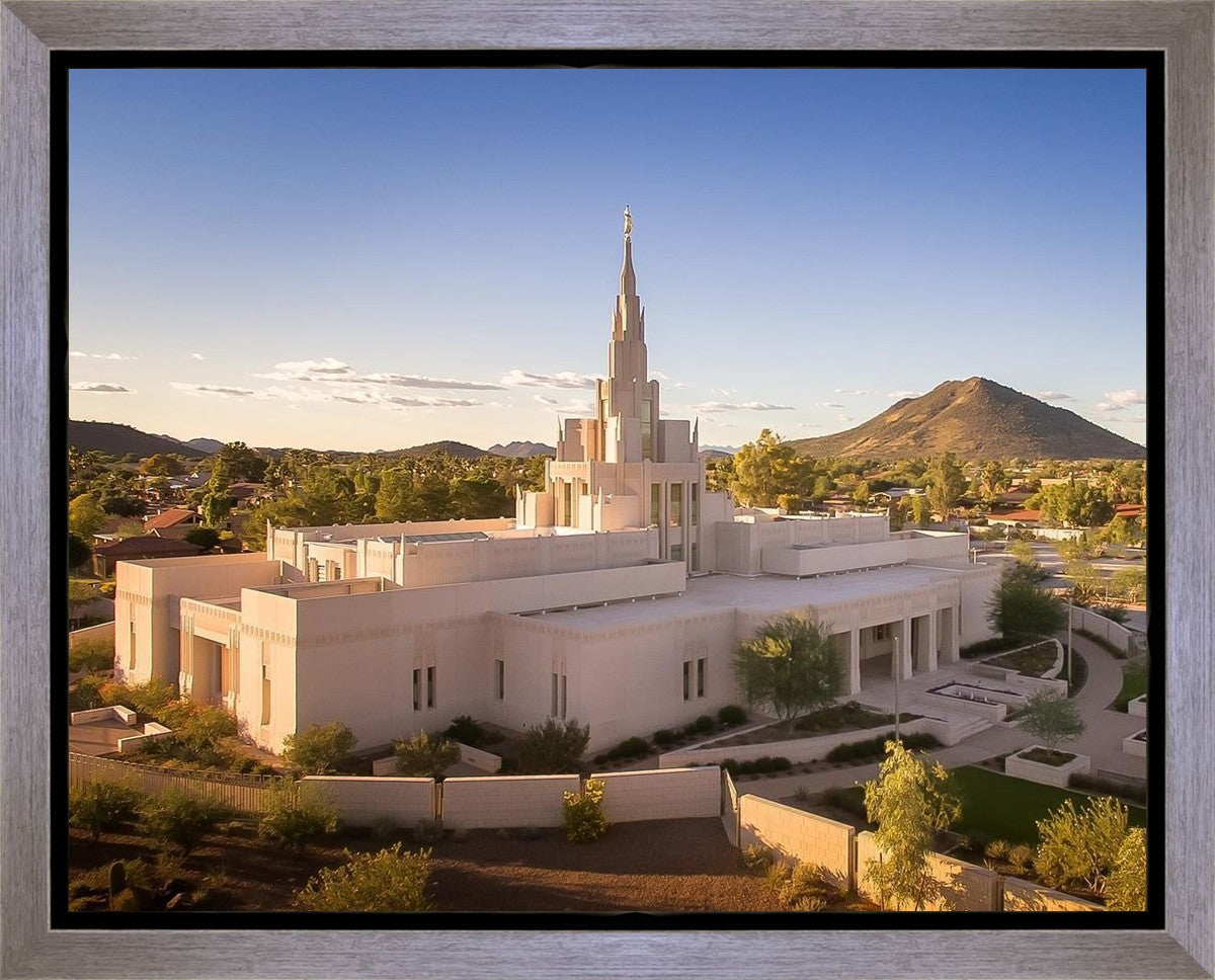 Phoenix Evening Warmth Aerial Gallery Wrap