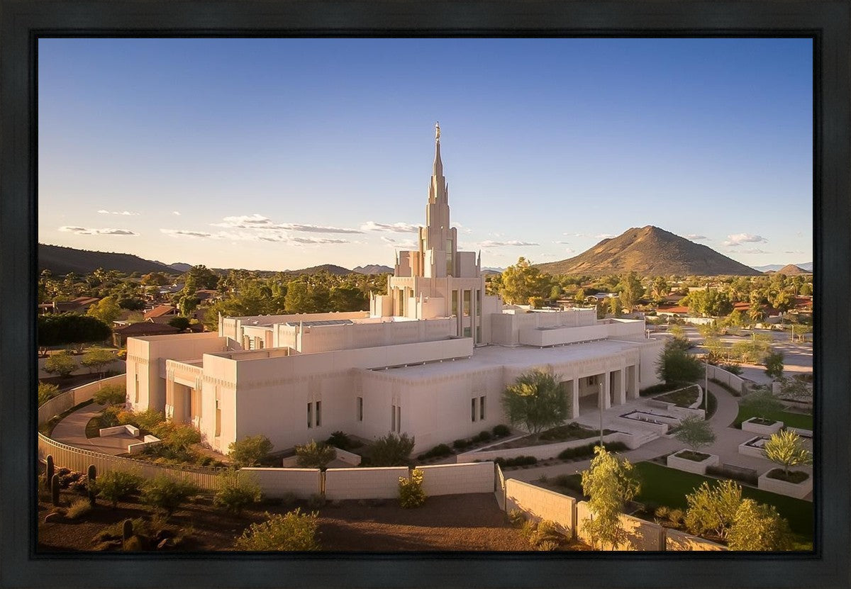 Phoenix Evening Warmth Aerial Gallery Wrap
