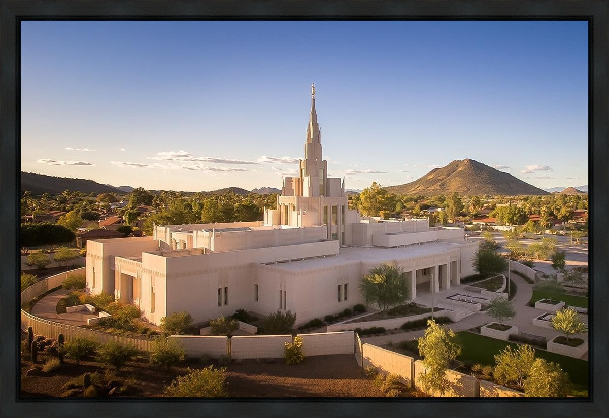 Phoenix Evening Warmth Aerial Gallery Wrap