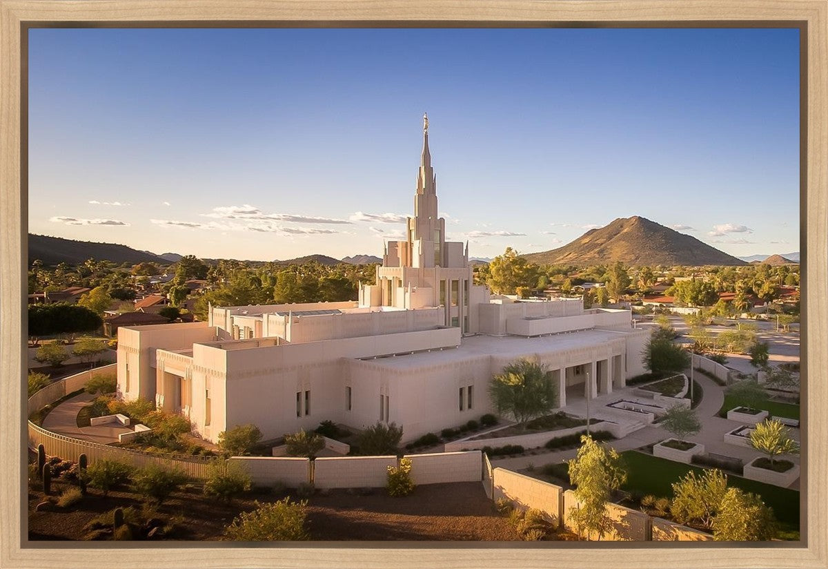 Phoenix Evening Warmth Aerial Gallery Wrap