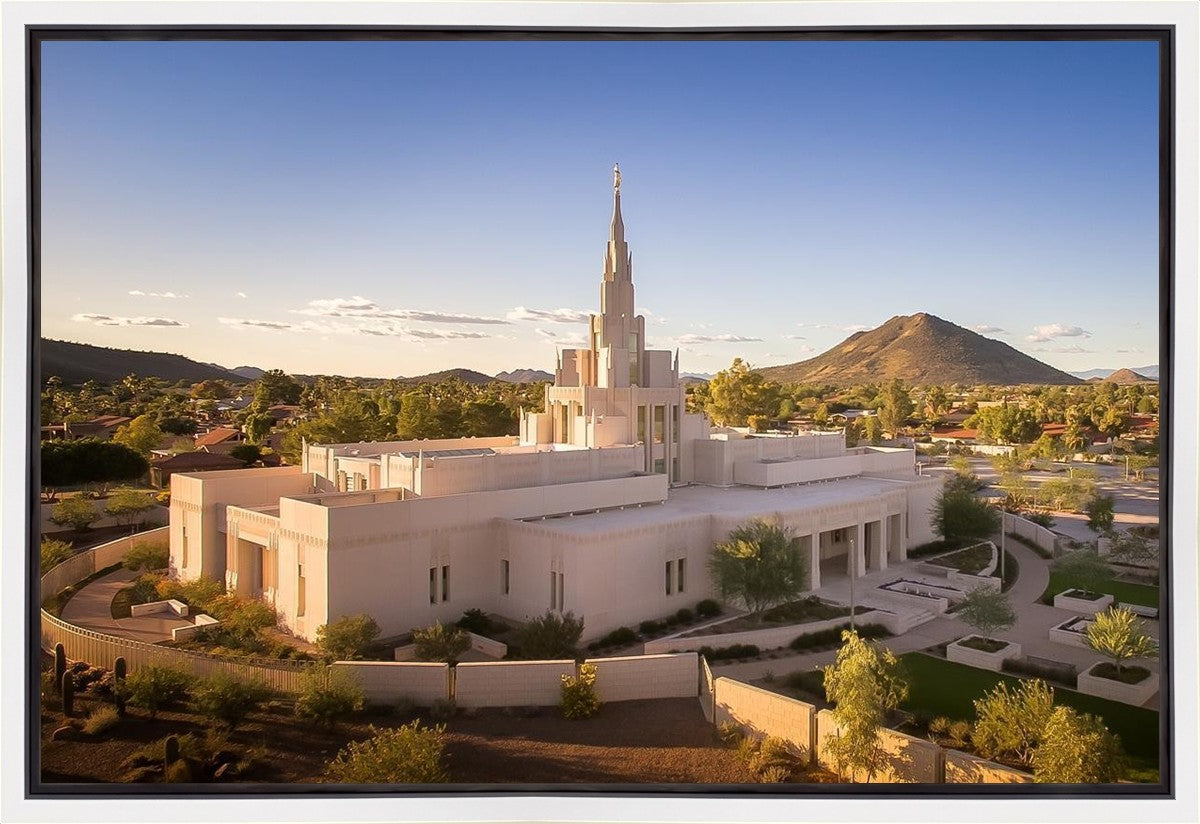 Phoenix Evening Warmth Aerial Gallery Wrap