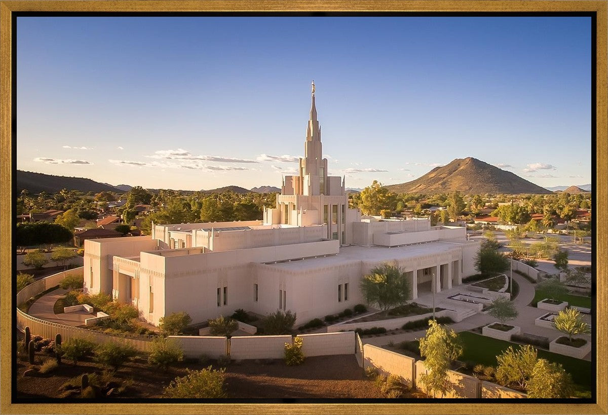 Phoenix Evening Warmth Aerial Gallery Wrap